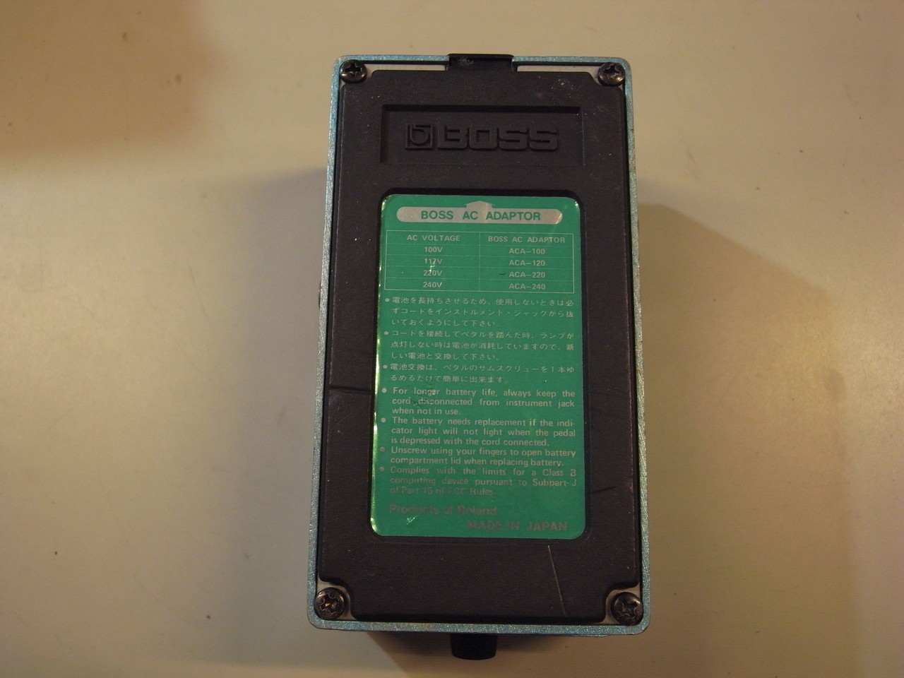 Boss CE-3 Chorus Guitar Effects Pedal Vintage Used Warm Clear Sound