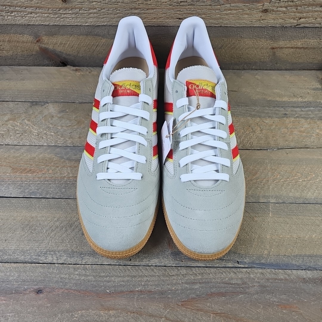 adidas Originals Busenitz Vintage Men's Shoes Feather Grey/Red Sz 13 NIB