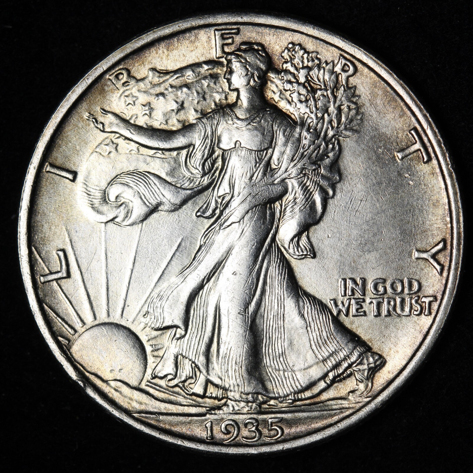 1935 Walking Liberty Silver Half Dollar BU *UNCIRCULATED* MS E339 WFM