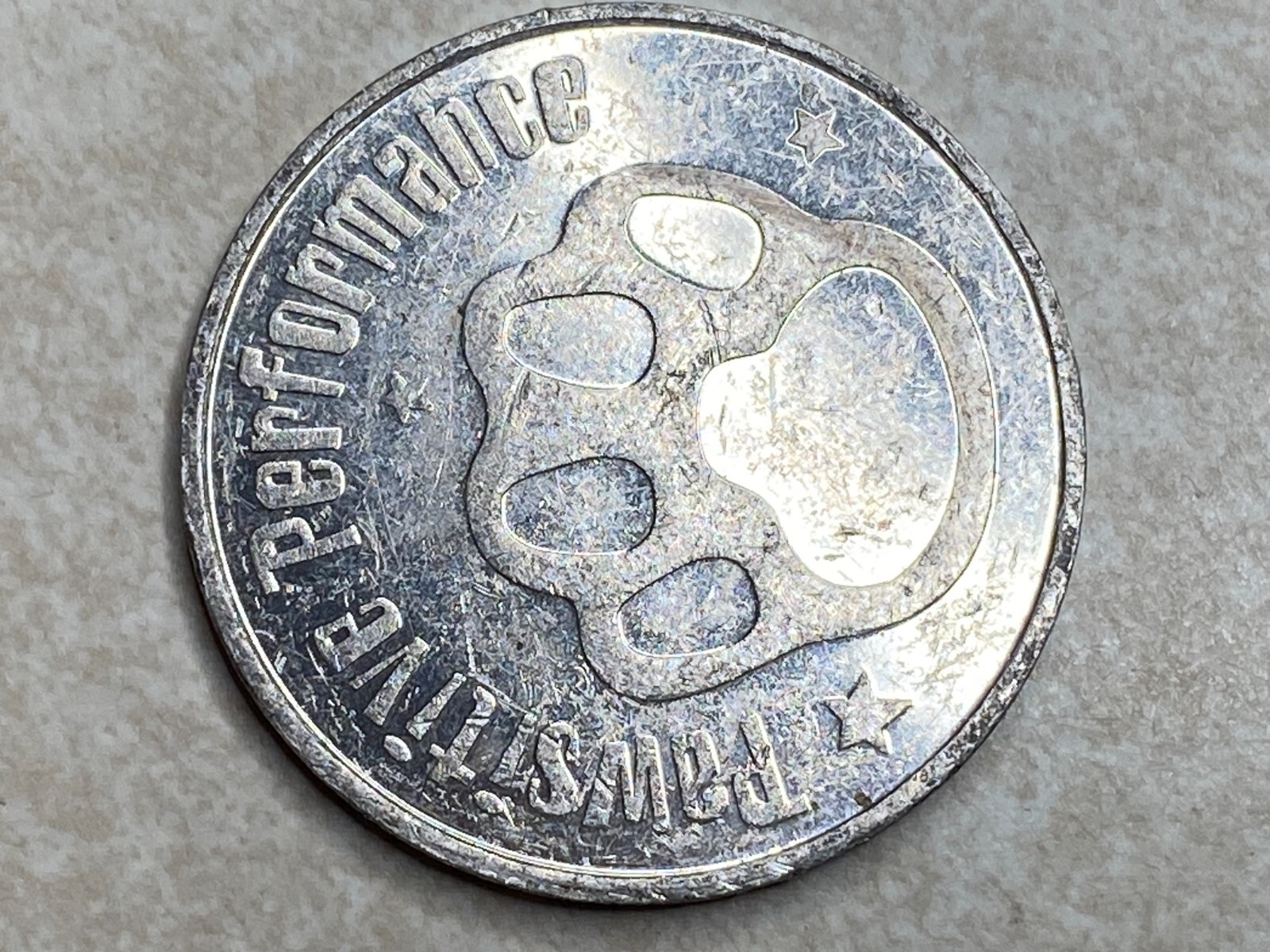 Pawsitive Performance Amusement Arcade trade Token T5637