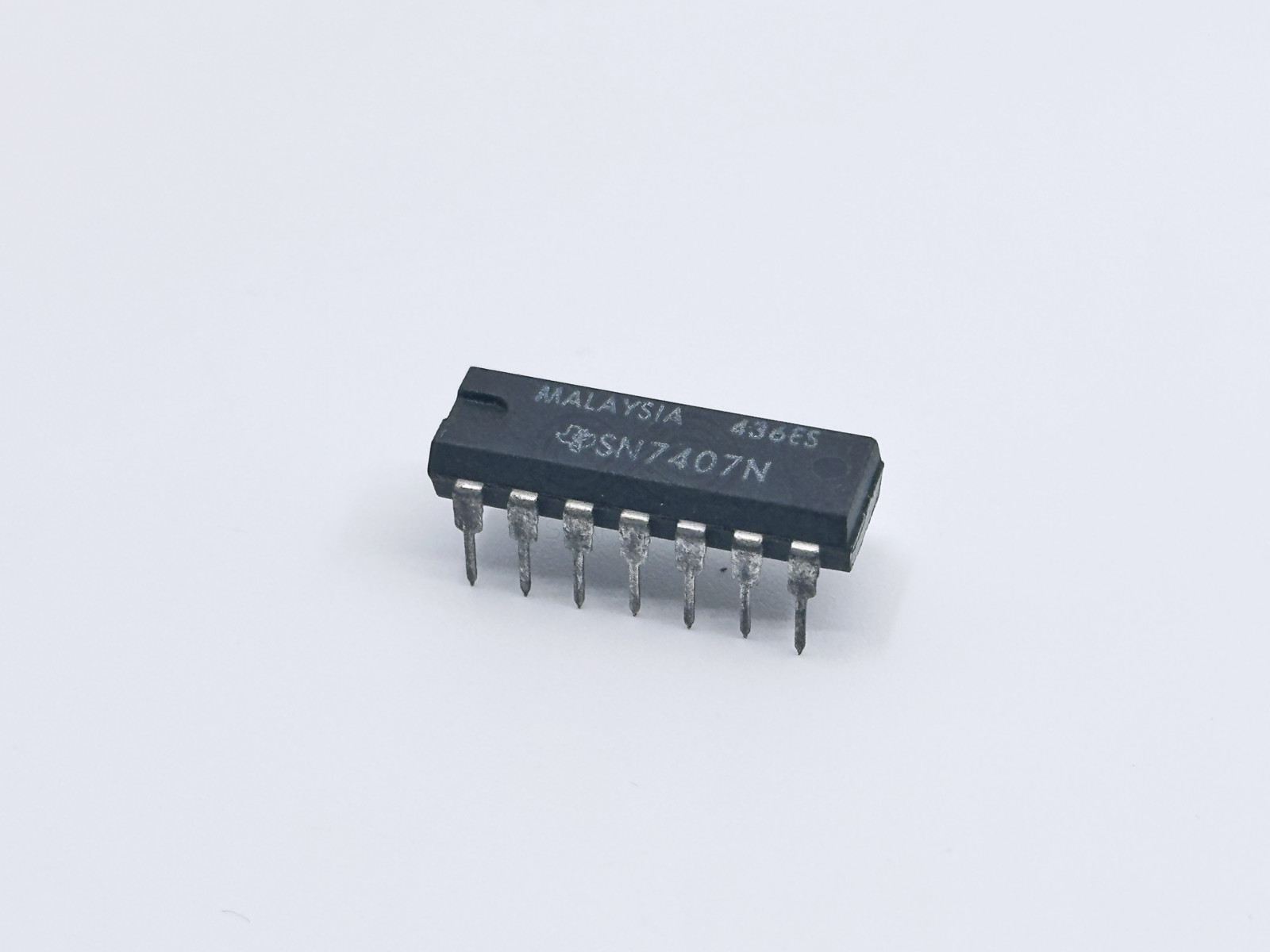 SN7407N TI Hex Buffer Driver Non-Inverting Open Collector DIP-14
