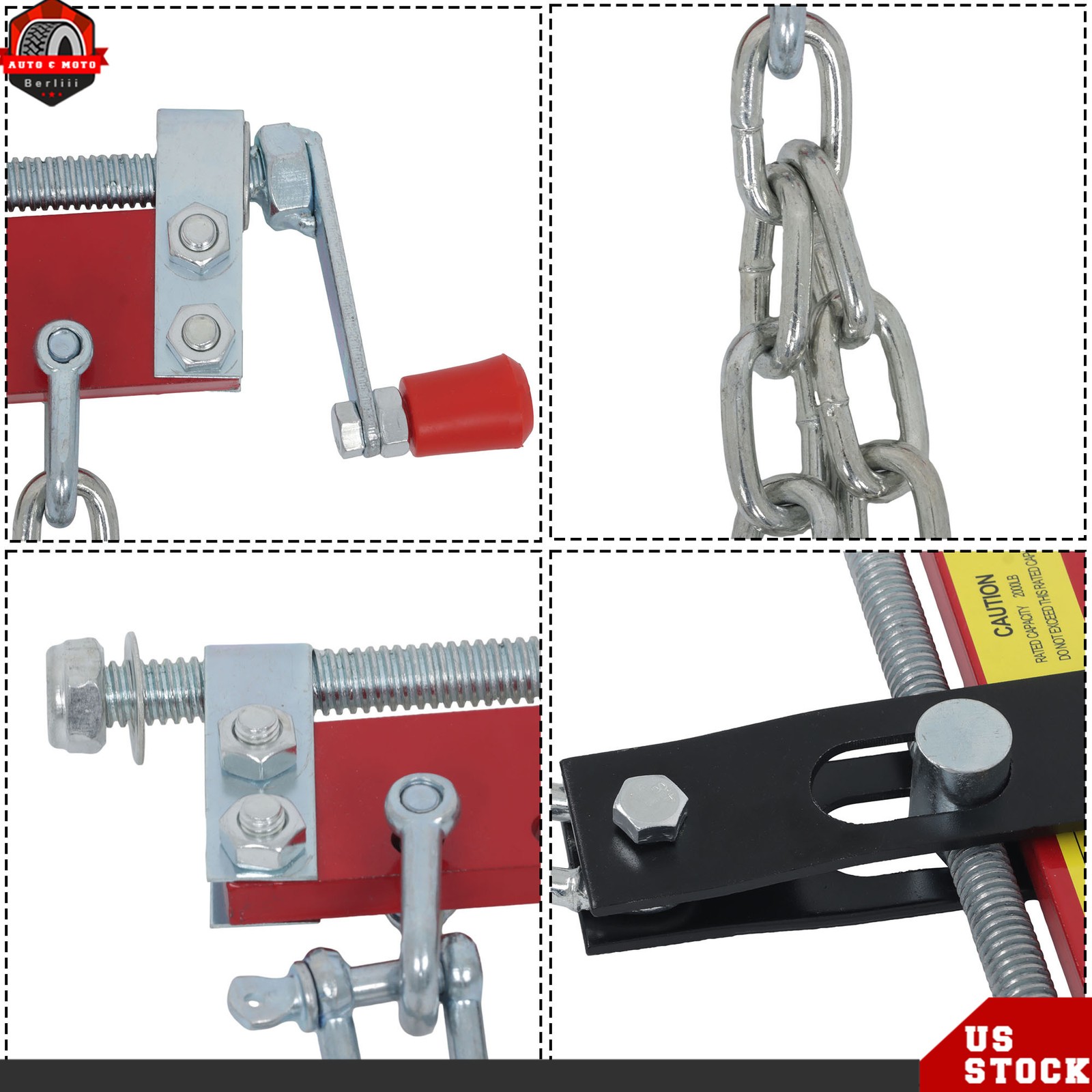 Heavy Duty 1500LB Engine Hoist Shop Crane Accessory Cherry Picker Engine Leveler