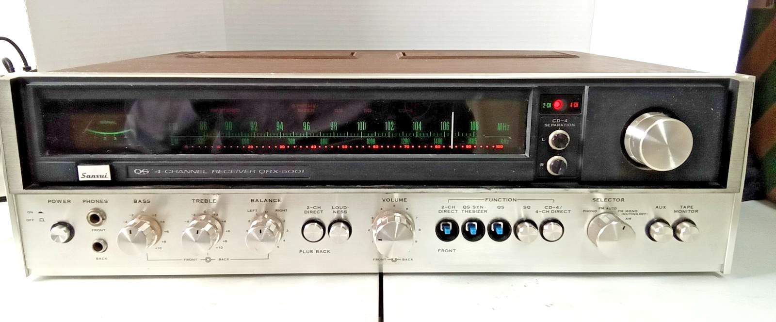 Sansui QRX-5001 4-Channel Quadraphonic Stereo Receiver - Working! TESTED!!!
