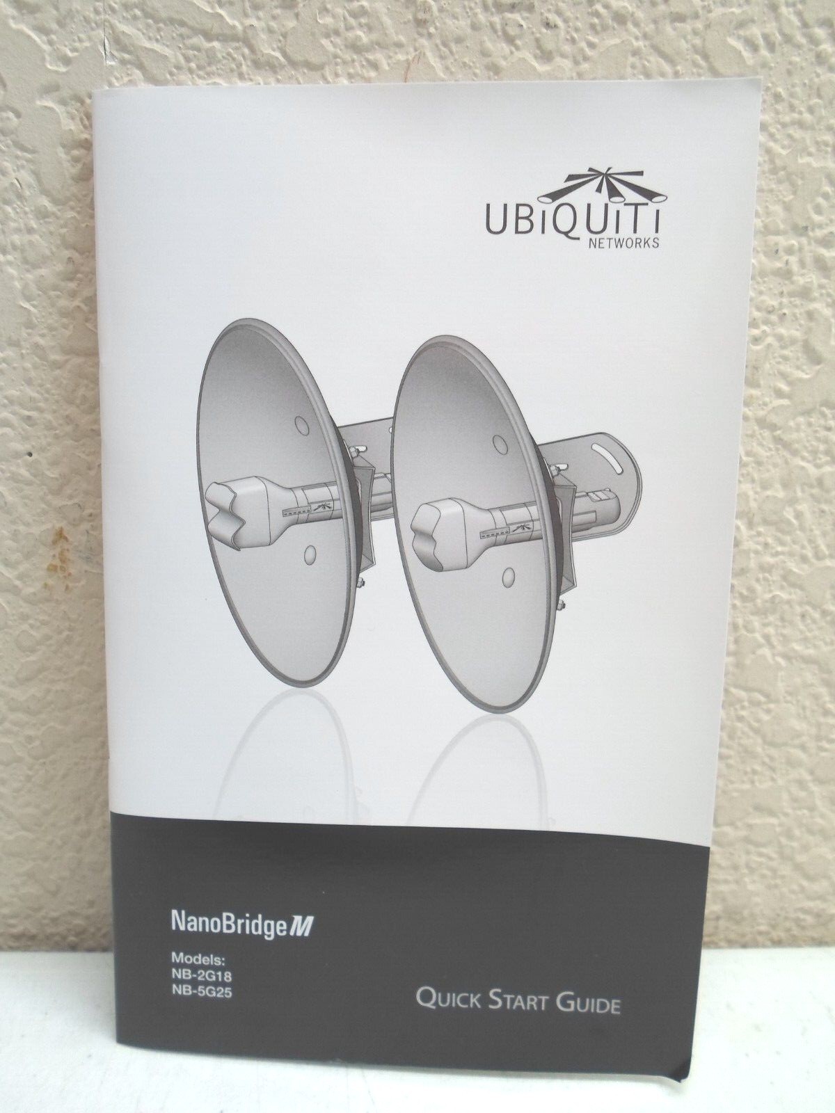 NanoBridge M NB-2G18, NB-5G25 Quick Start Guide Only