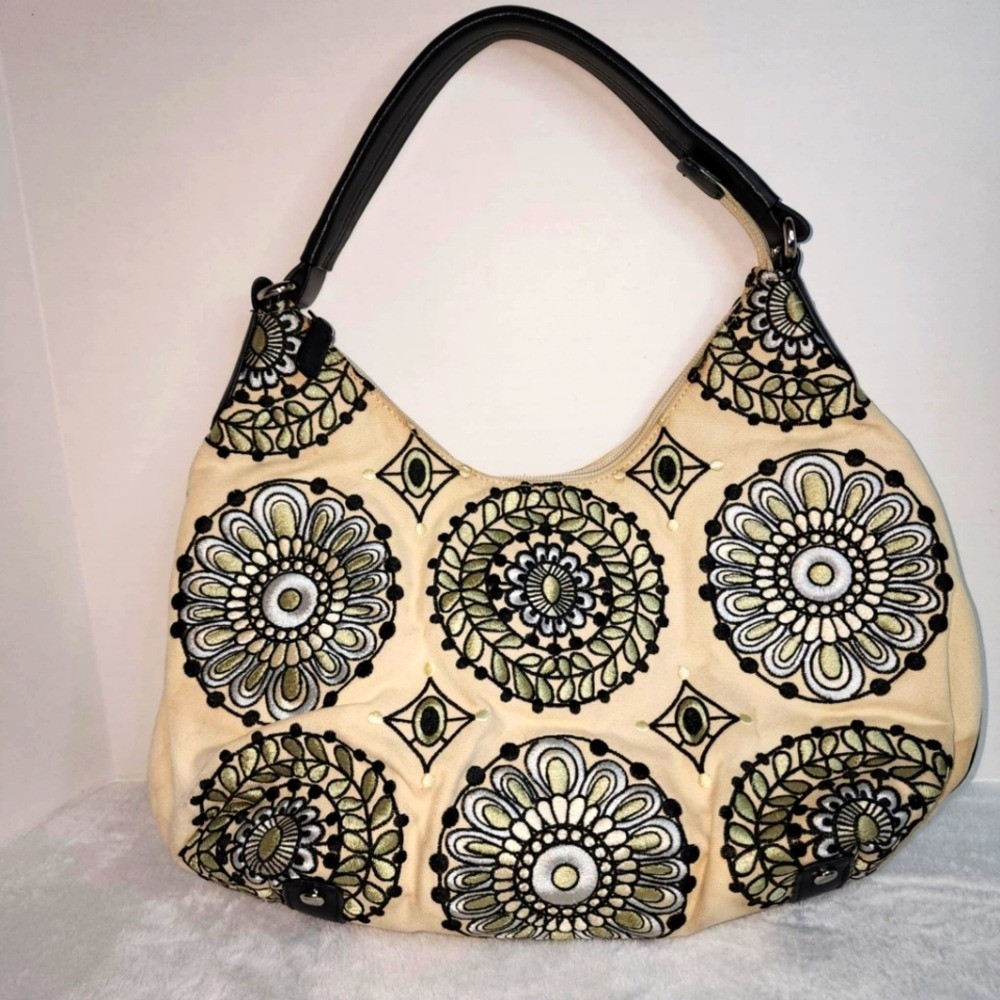 Talbots embroidered shoulder bag