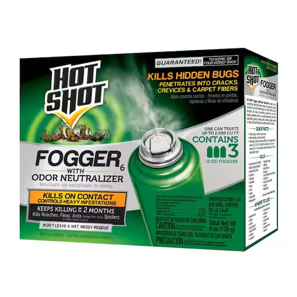Hot shot fogger  with odor neutralizer 3 pack
