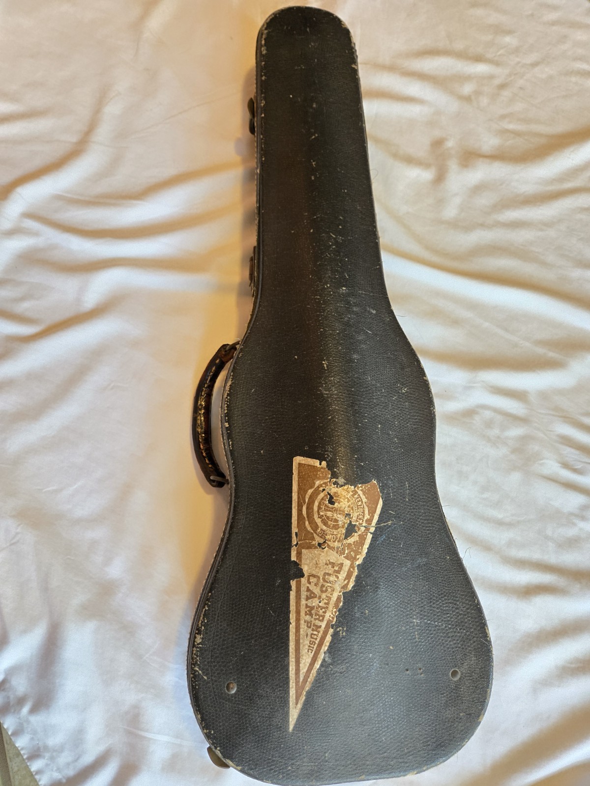 Vintage Early 1900's Lifton Violin Hard Case Velvet Lined Great Patina Original