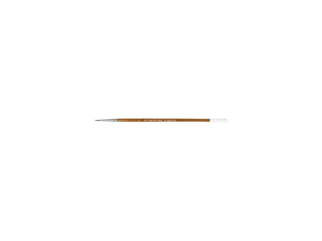 Gordon Brush 0906-00000 - Gordon Red Sable Brush Artist Size 0 0.295 inch Trim 7