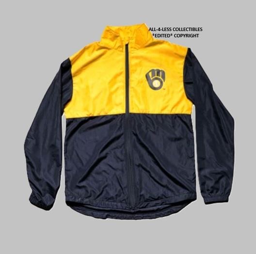 2026 MILWAUKEE BREWERS WINDBREAKER JACKET COAT PICK YOUR SIZE ~ *PRESALE*
