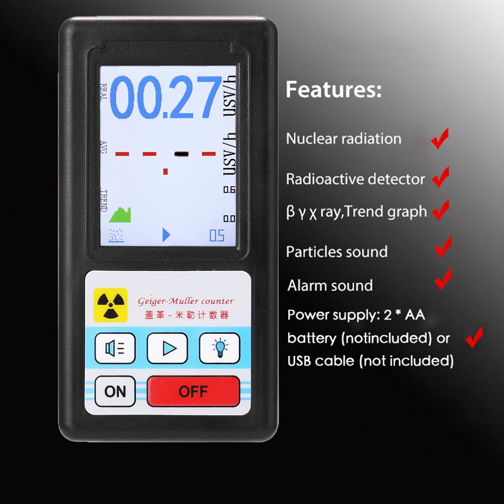 Counter Radiation Detector Beta Gamma X Personal Dosimeter V1
