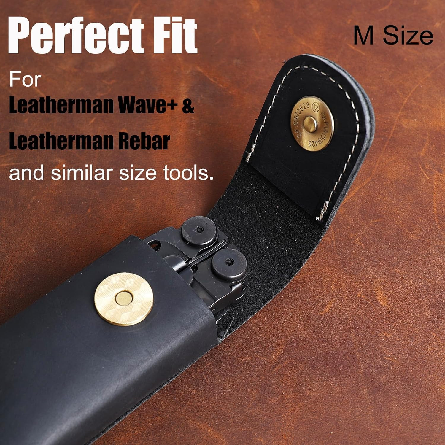 Leather Multitool Sheath for Belt - Multitool Holster for Leatherman Wave & Wave