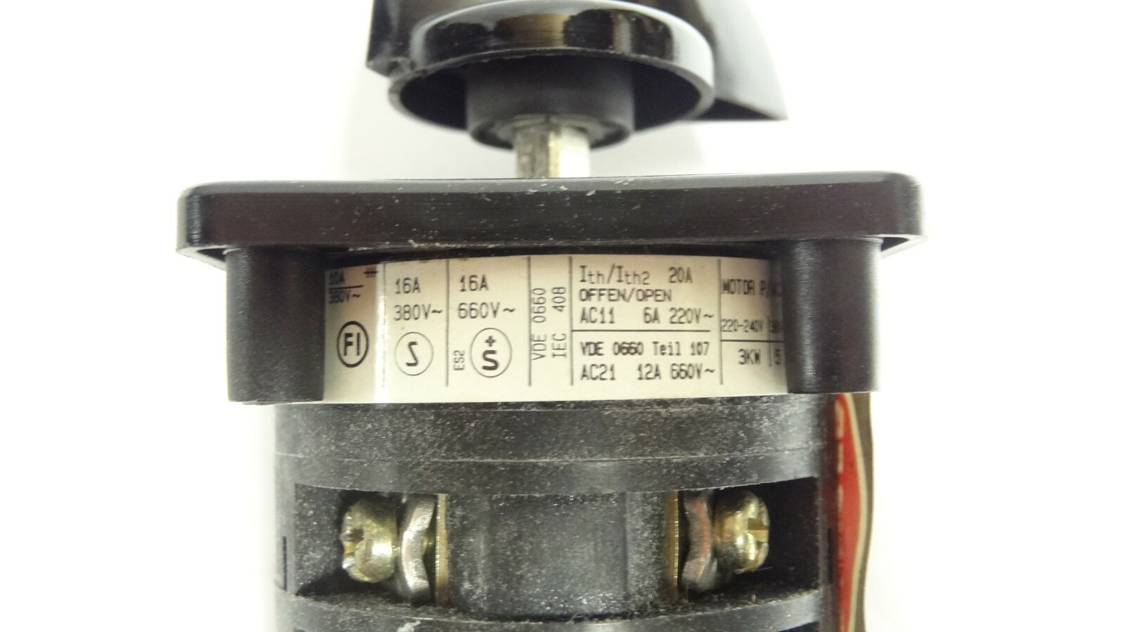 Salzer 61039-04 Rotary Selector Switch