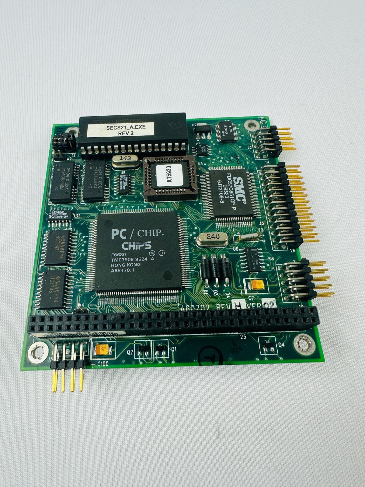 Ampro A60702 PC/104 Expansion Module with F8680 Microprocessor