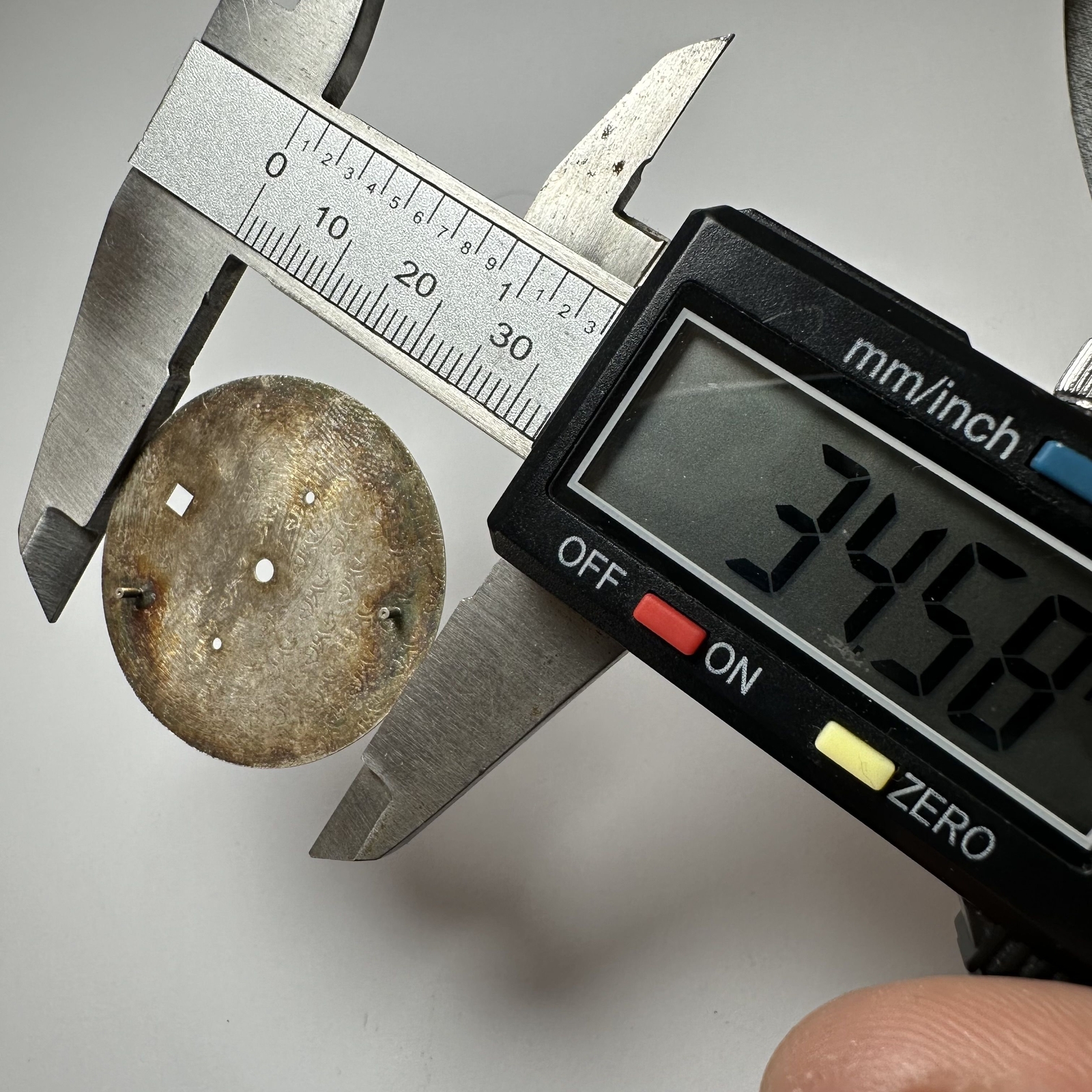 Gigandet Chrono Datic vintage used chronograph dial