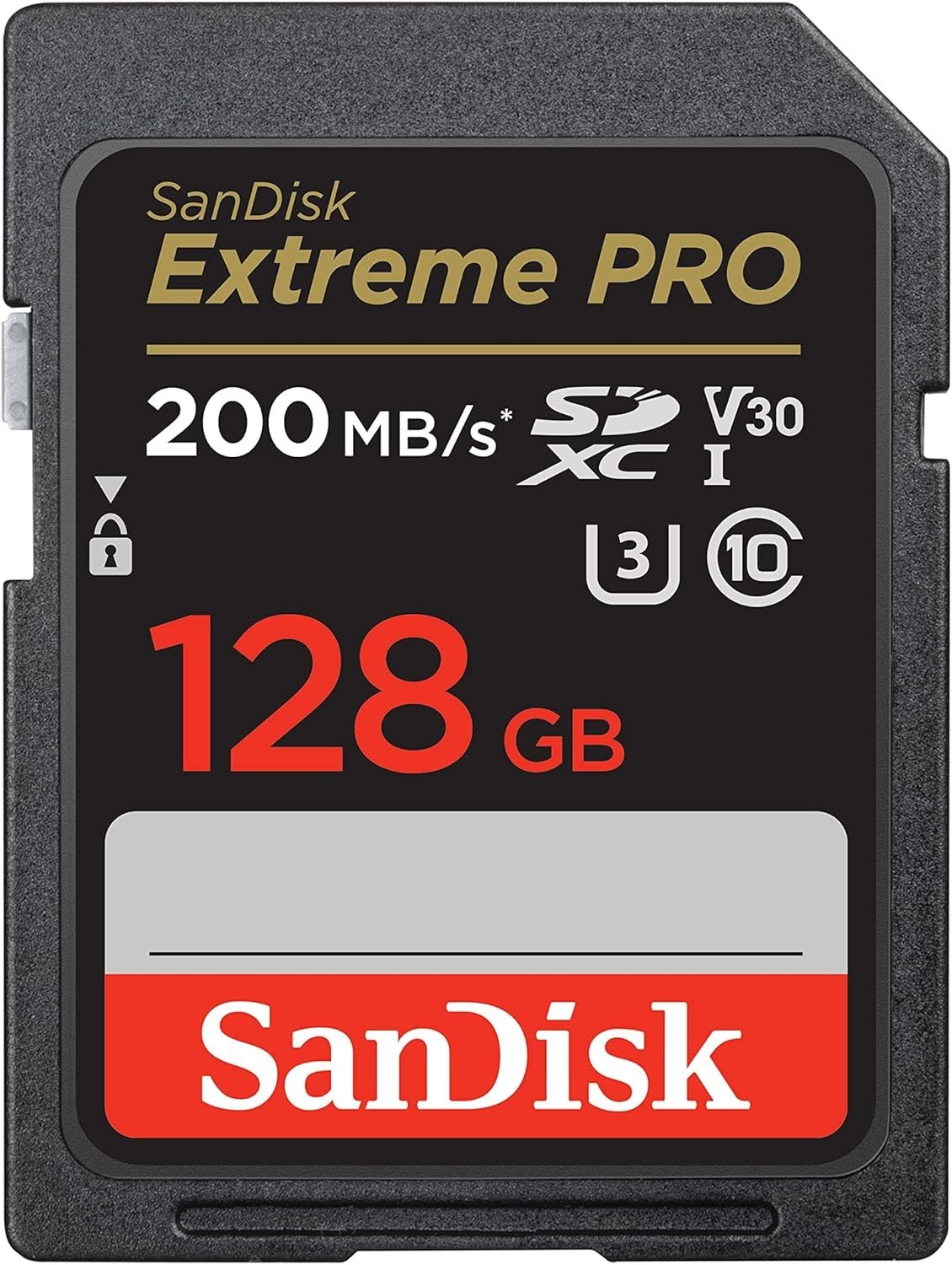 SanDisk Extreme PRO 128GB UHS-I/V30/U3/Class 10 SDXC Memory Card
