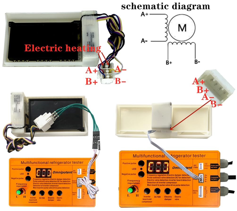 Multifunctional Refrigerator Compressor Tester - Pulse Solenoid & multi