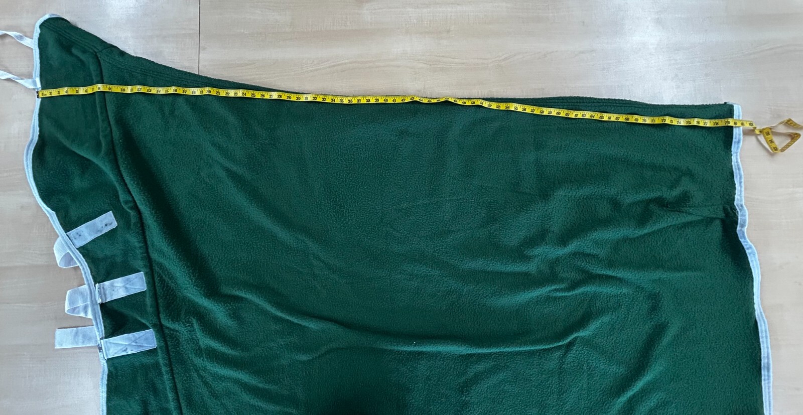 Fleece Horse Cooler With Neck Hunter Green Size 80"