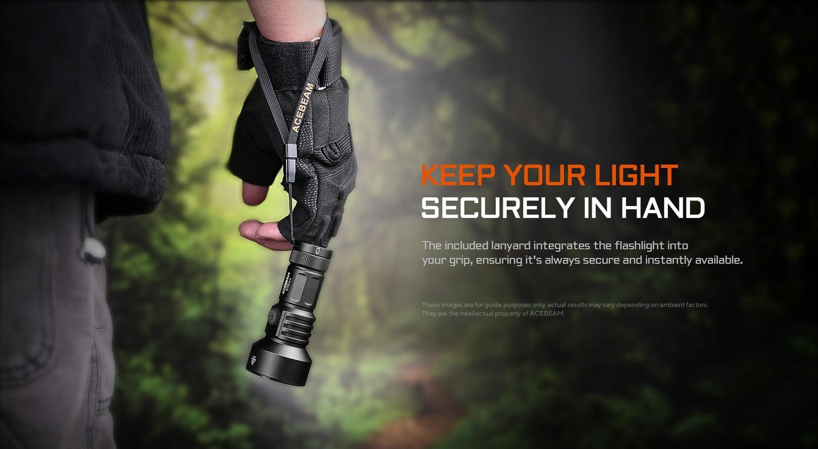 Acebeam E10 2.0 Long-Range Compact EDC Rechargeable Flashlight w/ Battery and Ec