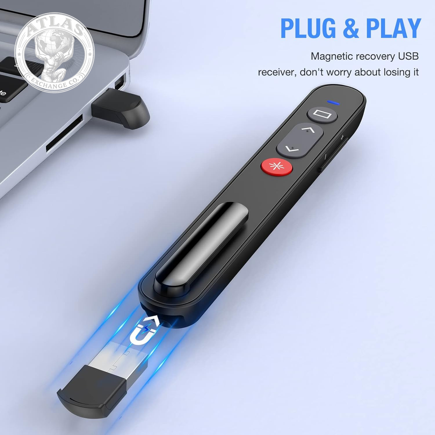 Laser Pointer for Presentations, Wireless Presenter Clicker for Powerpoint Slide