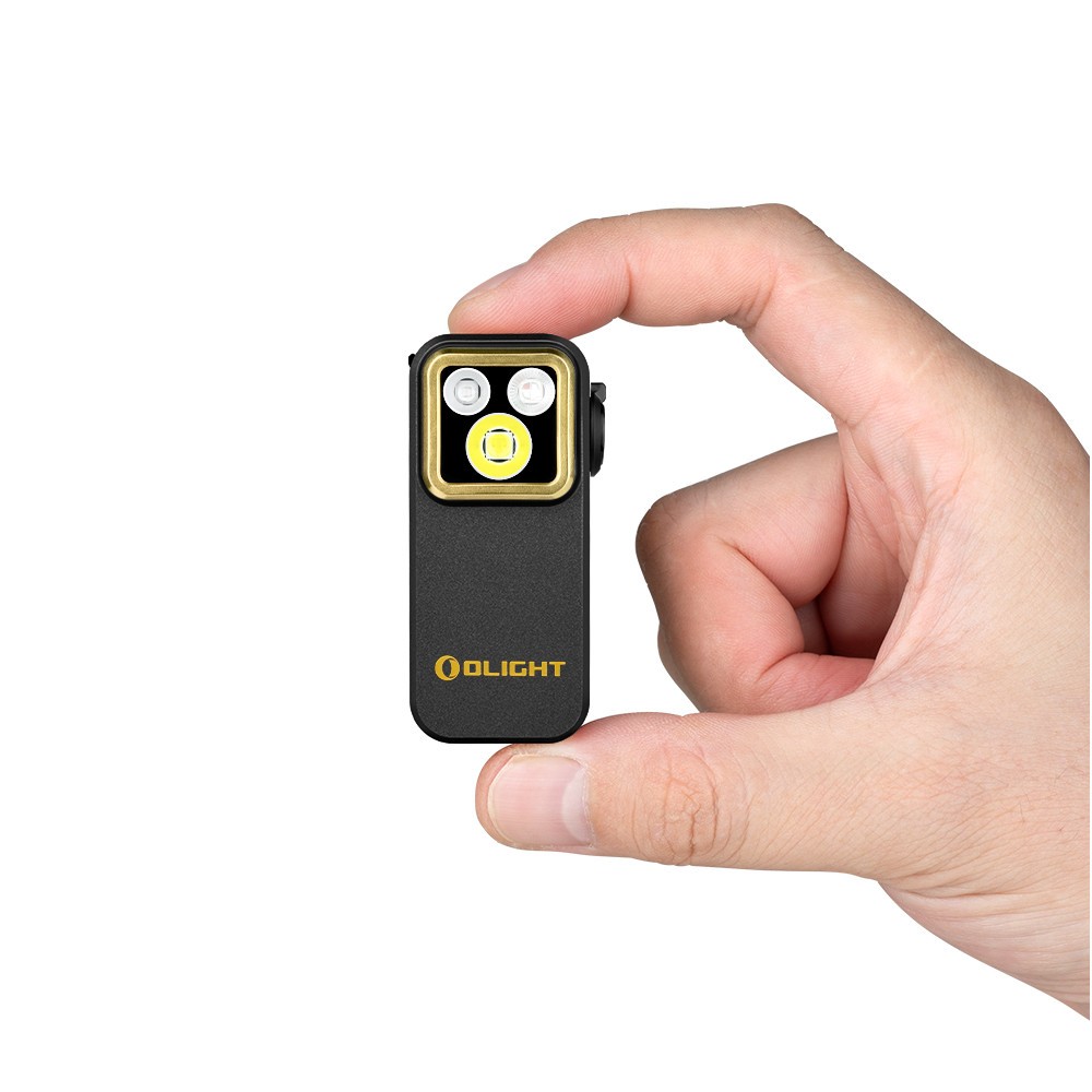 Olight Oclip Pro S Black Multifunctional Clip Flashlight & Oclip Headlamp Strap