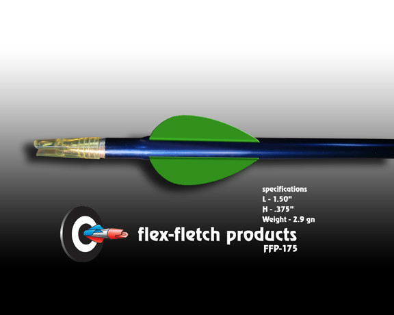 Flex-Fletch FFP-150 vanes - Super tough - color menu included +Free Shipping