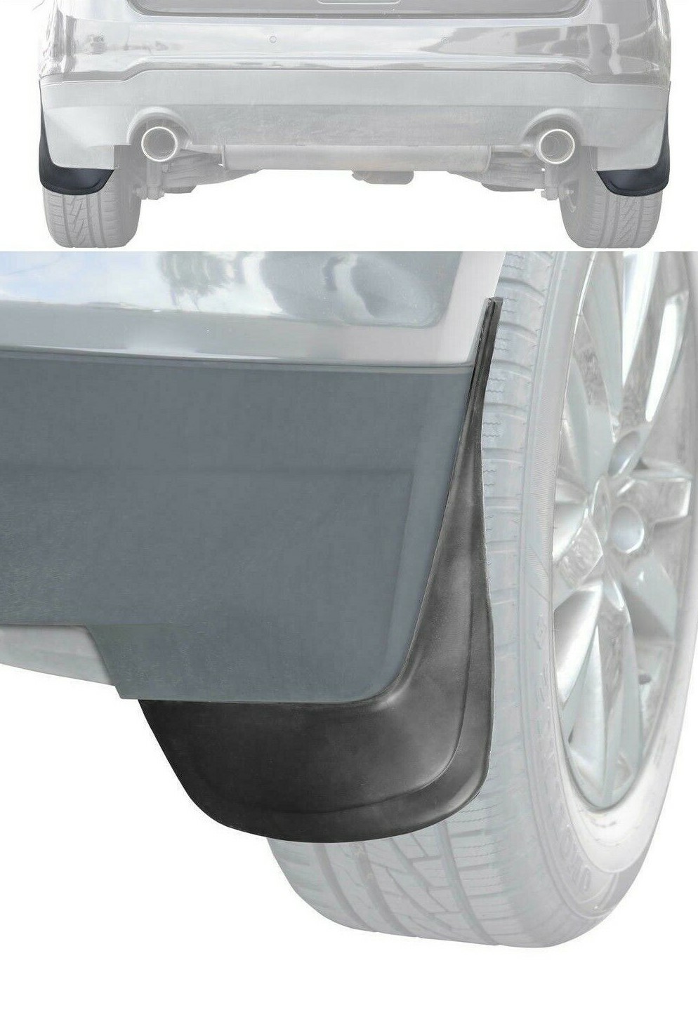 4x Mud Flaps Front+Rear Left+Right BMW 3 E30 1982-1994 Saloon