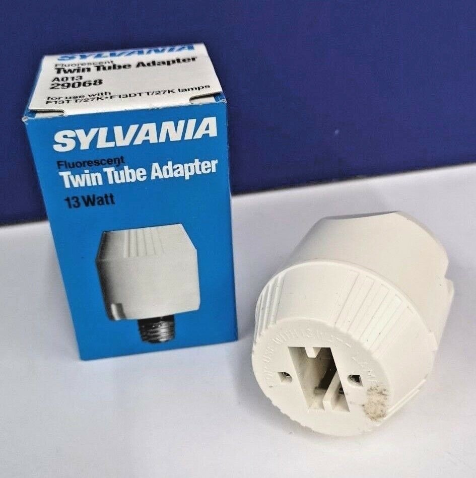 TWINTUBE ADAPTER for F13TT/27K F13DTT/27K Compact Fluorescent SYLVANIA NEW 29068