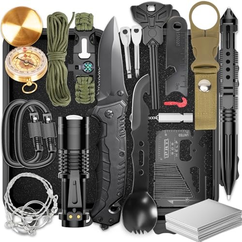 Survival Kits, Hiking and Camping Essentials, Emergency Survival Gear, Gifts