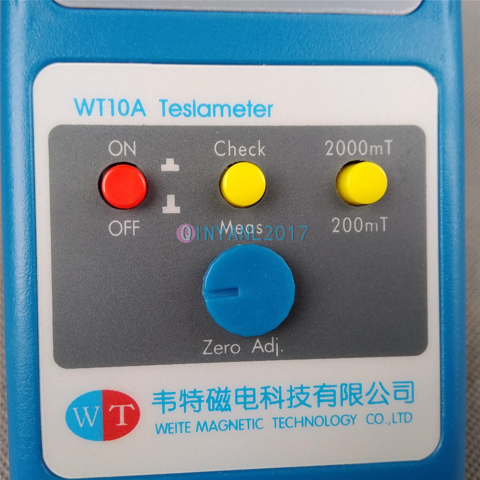 NEW WT10A LCD Tesla Meter Gaussmeter Surface Magnetic Field Tester+Ns Function