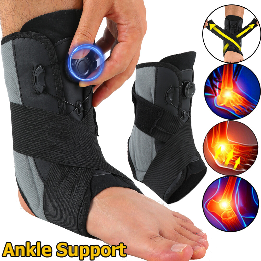 Ankle Stabilizer Brace Support Rotatable Tendon Plantar Fasciitis Pain Relief