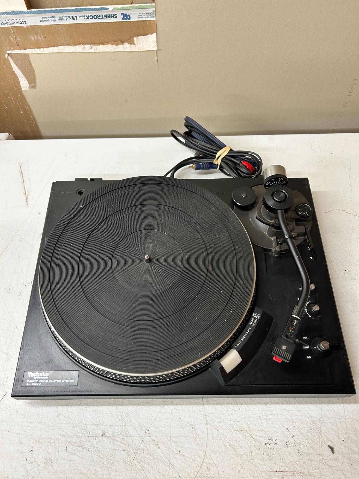 TURNTABLE Technics Panasonic SL-2000 Direct Drive Player System