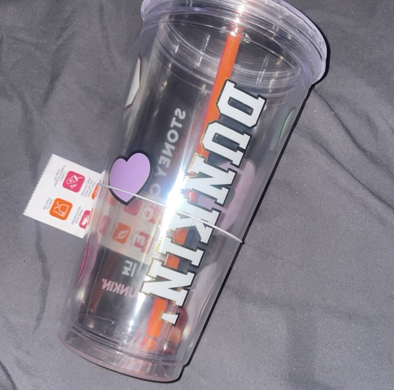 Stoney Clover Lane X Dunkin’ Collab Clear Tumbler 24oz Brand New With Tags