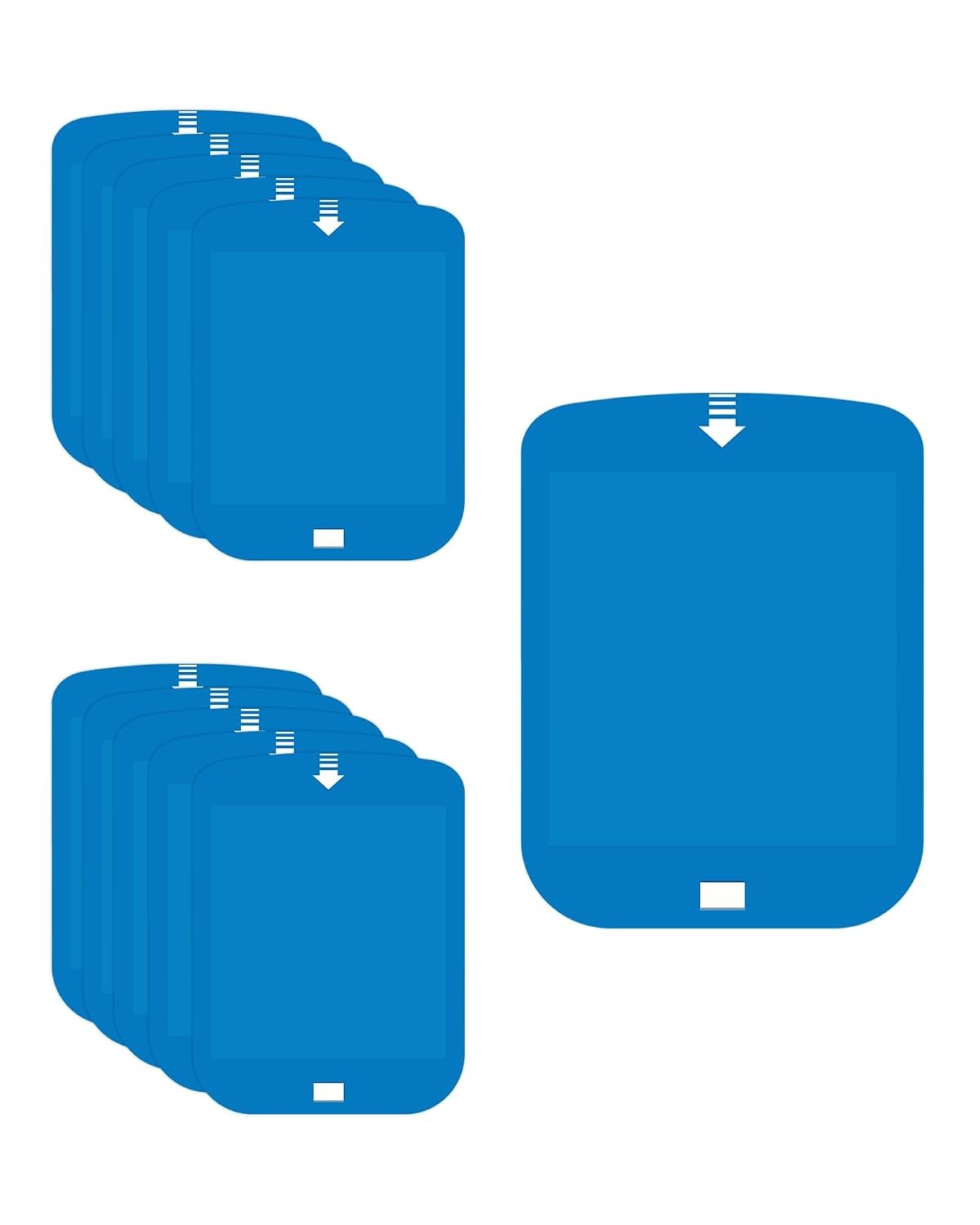 STEM Blue Light Trap Refill Pads 10 Pcs Shooting Star Replacement Sticky Pads