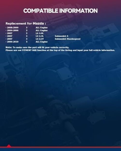 AC Compressor Clutch Kit Replacement for Mazda 3 2004-2009, 5 2006-2010, with
