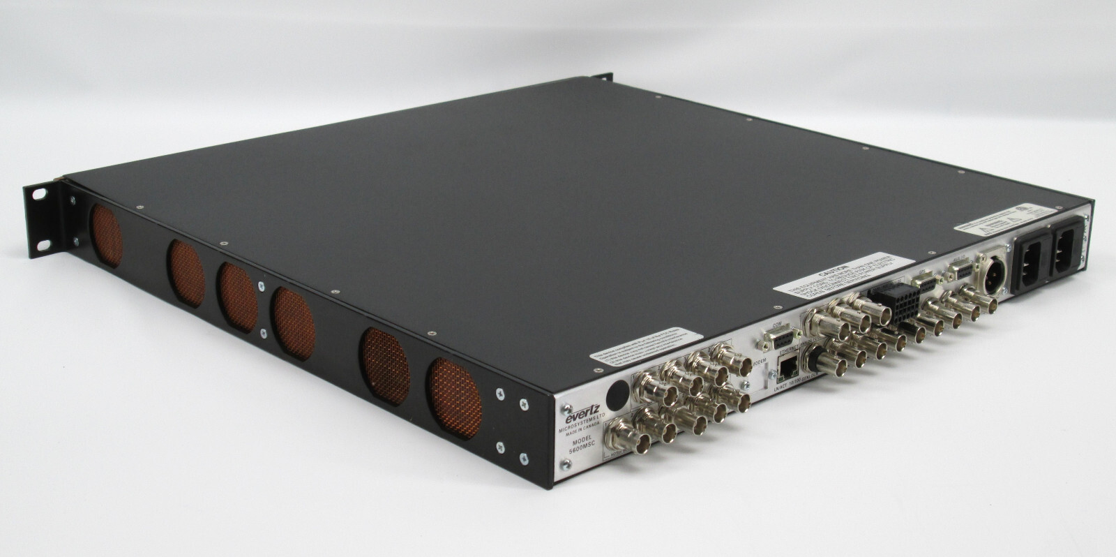 Evertz 5600MSC Master Clock / SPG Broadcast Master Sync & Clock Generator