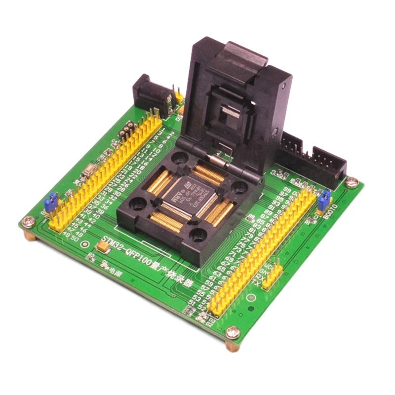 LQFP100 Programmer Module Burn-in Socket for Micro-controller STM32 Programming