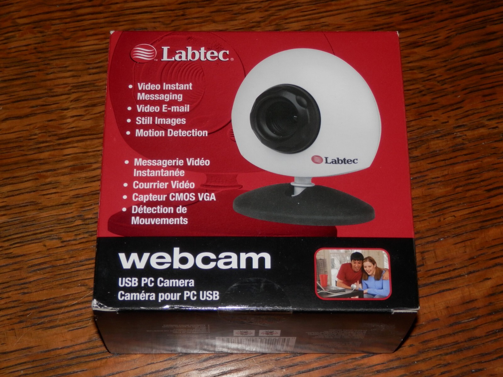 NEW and SEALED: Labtec USB PC Camera - Vintage Retro Round Webcam