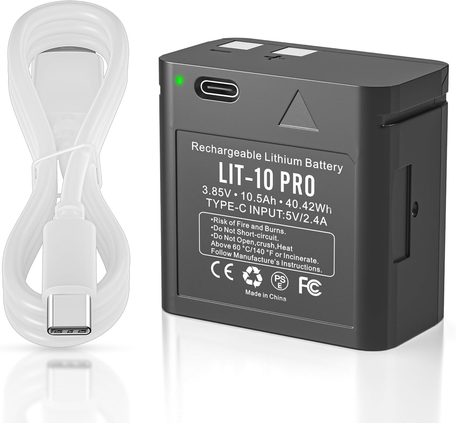 10500mAh LIT-10 Battery for SPYPOINT Cellular Trail  LM2 Link-Micro-S-LTE Camera