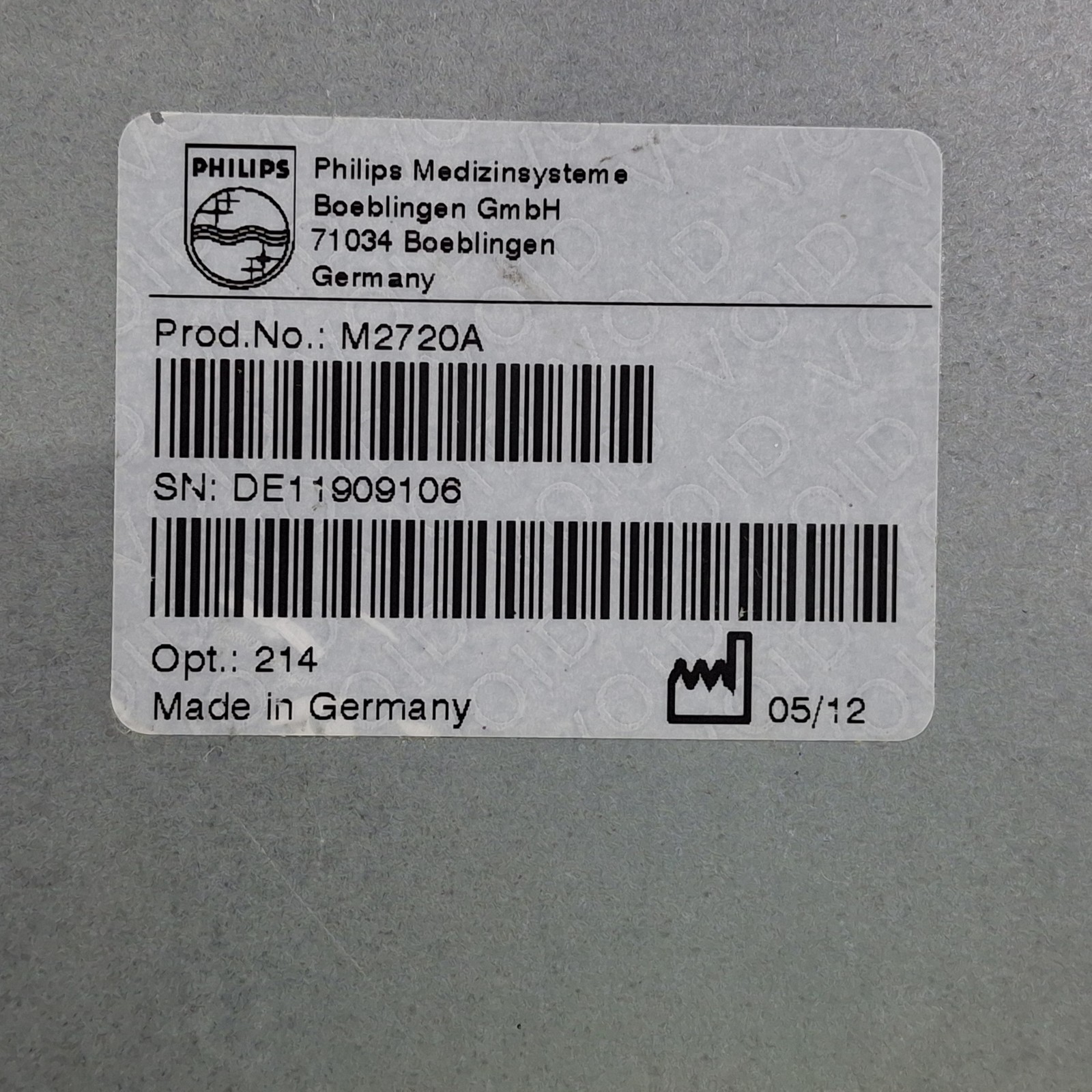 Philips Avalon M2720A CTS w/Transducers Base Station