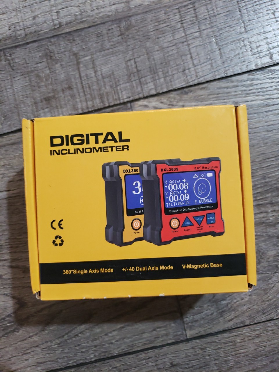Dual Axis Digital Angle Protractor, Digital Level Angle Gauge GYRO + Gravity...
