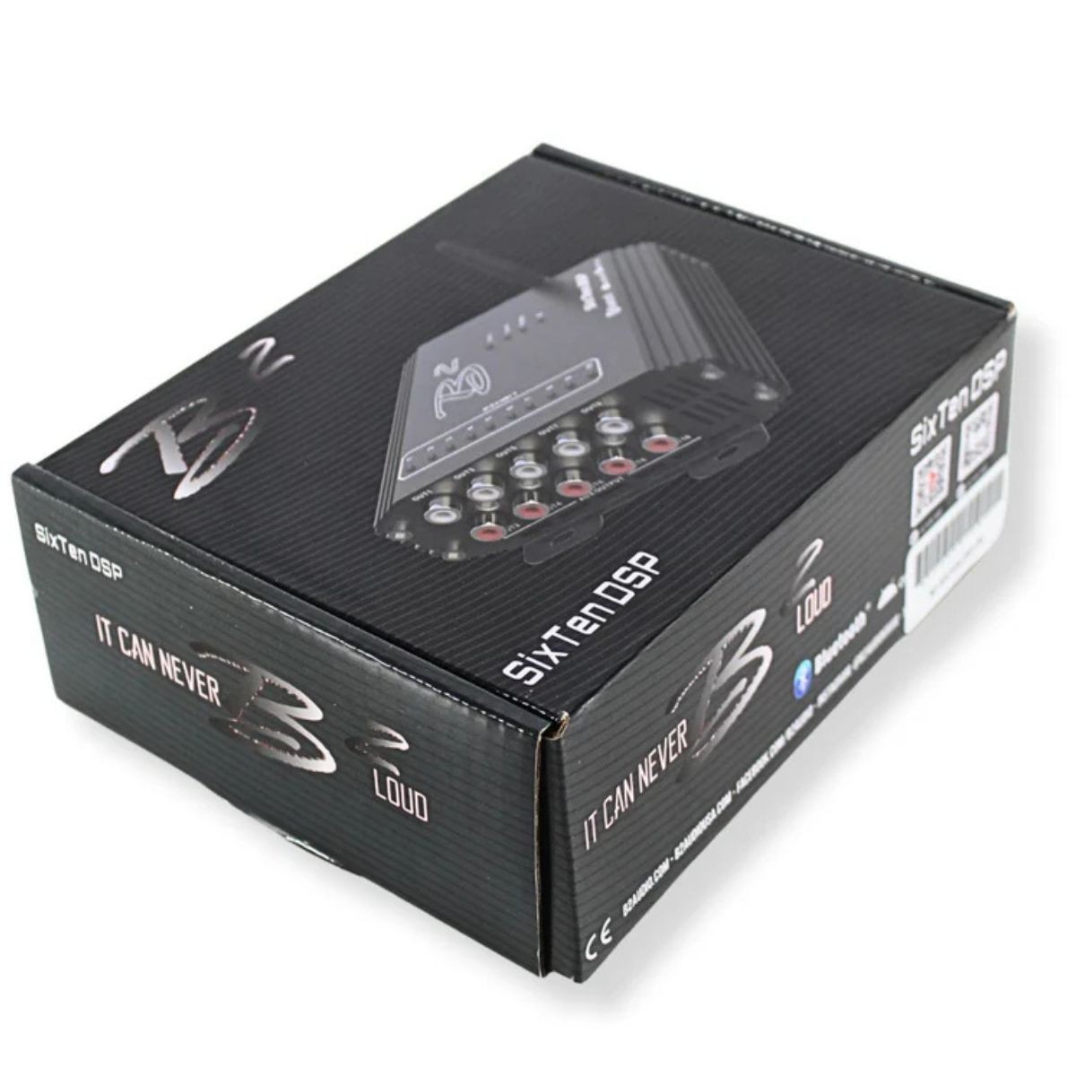 B2 Audio SixTen Black 10Ch Bluetooth DSP 4V 96kHz w Floating Mount Bracket