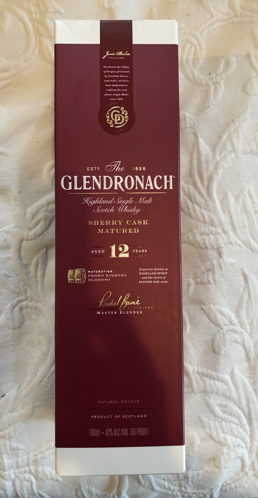 Glenrodach 12 Year Single Malt Scotch Whisky Empty Bottle Cork