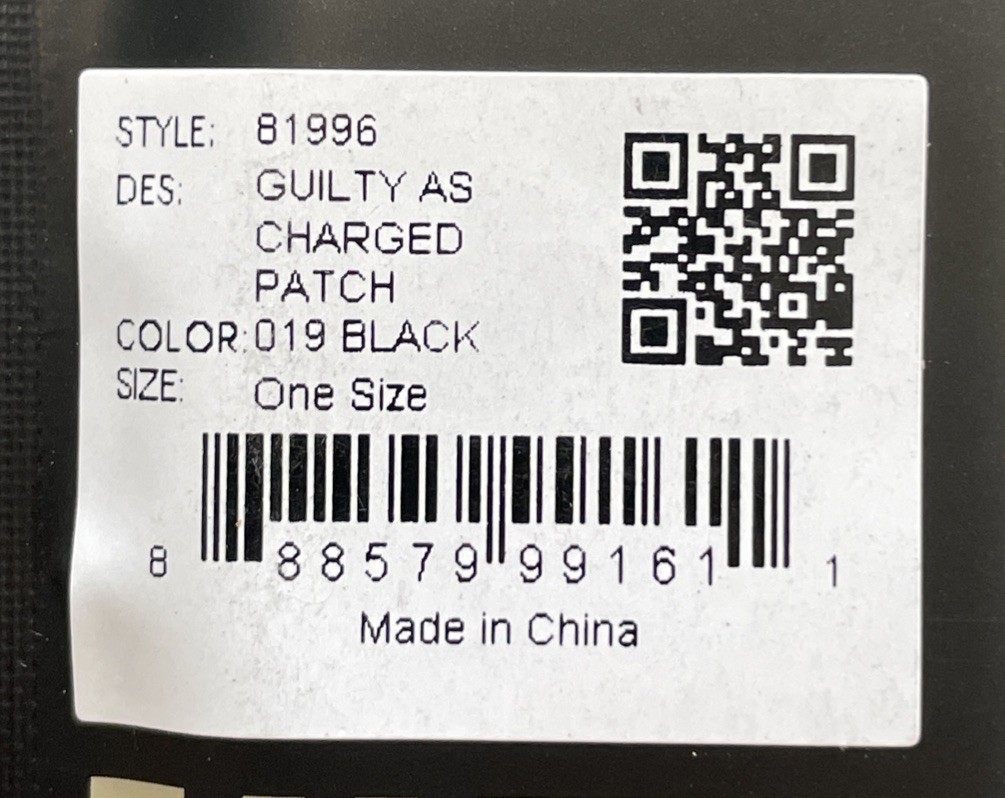 NEW 5.11 TACTICAL GUILTY AS CHARGED PATCH HANDCUFF DONUTS 🍩 HOOK BACKING