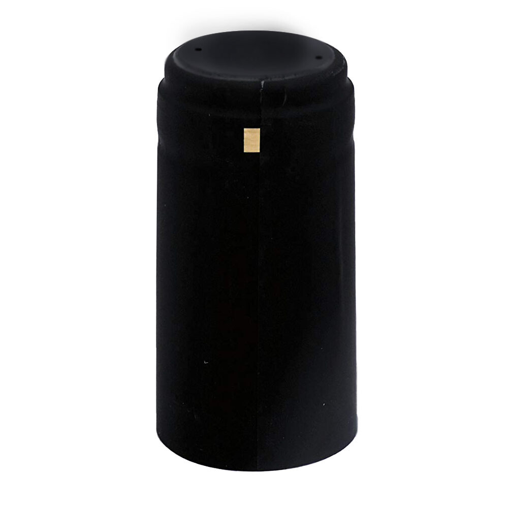 PVC Wine Bottle Capsules (MATTE BLACK) - 120