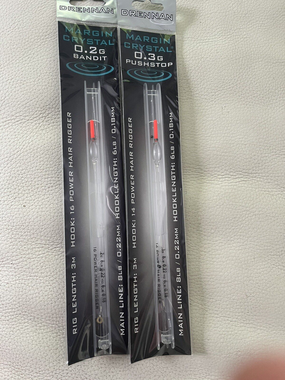 DRENNAN FISHING MARGIN CRYSTAL BANDIT + PUSHSTOP  RIGS