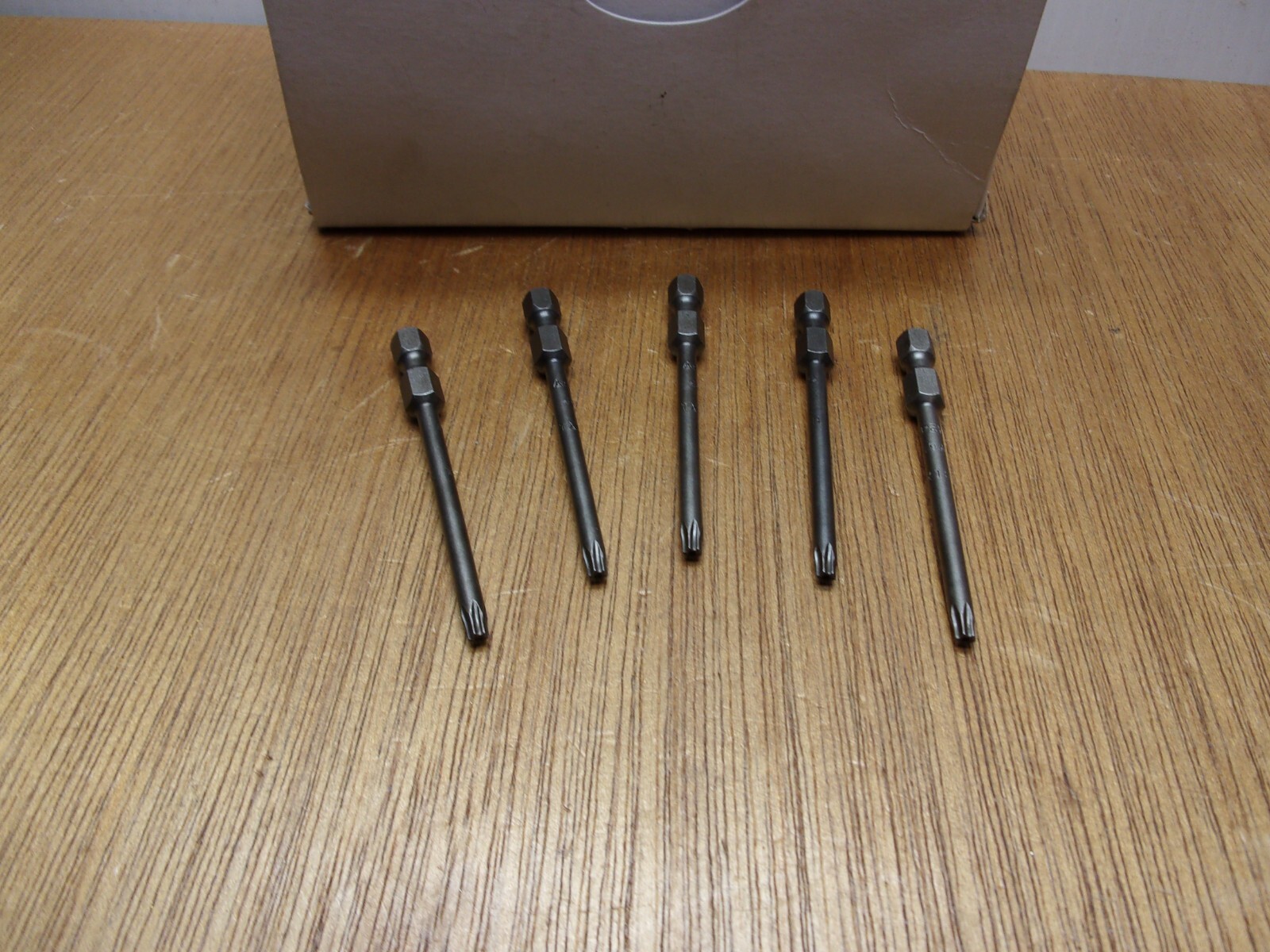 (Qty.5) Apex Torx T15 Impact Power Bit 1/4" Hex Power Drive S2 Steel 2-3/4" OAL