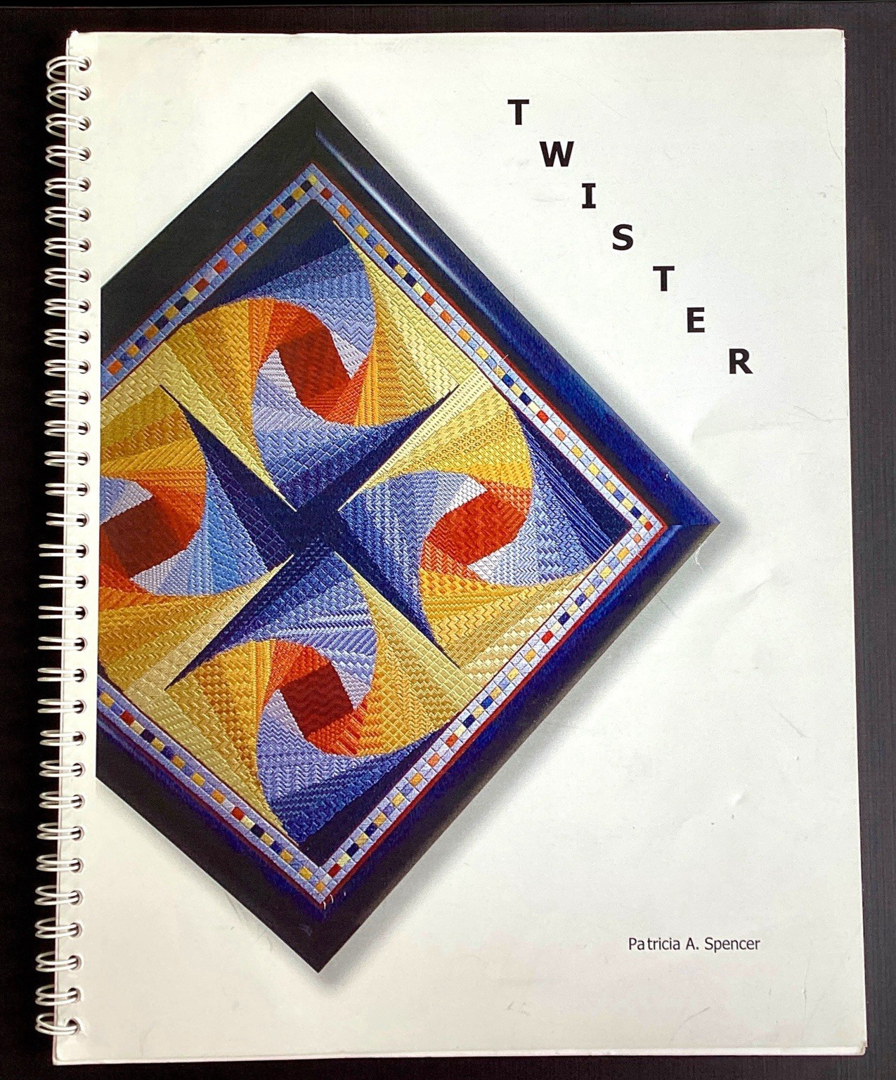 Twister Pattern Book of Counted Needlepoint Stitch Quilt Design 100+ Pgs