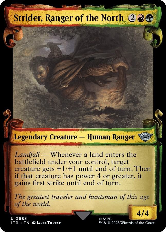 Strider, Ranger of the North (Showcase Scrolls) 683 U Universes Beyond: The Lord