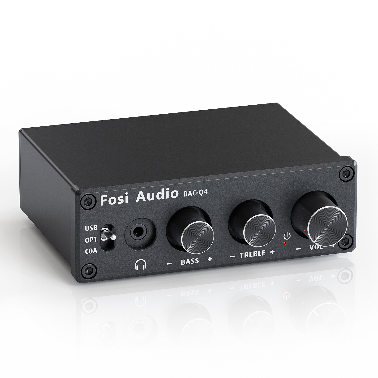 Fosi Audio Q4 Mini Headphone Amplifier Stereo USB AUX Gaming DAC Audio Converter