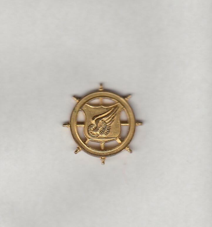 US Army Officer Transportation Branch badge c/b ACID TEST D8
